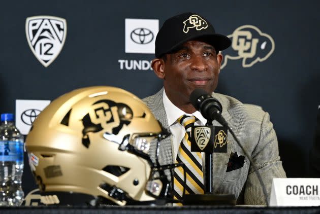 NFL great Deion Sanders, 55, joins the University of Colorado football program from Jackson State University, where, in three seasons, the Tigers compiled a 27-5 record and won back-to-back Southwestern Athletic Conference championships. 