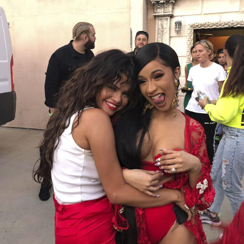 Cardi B Sends Message of Support to Selena Gomez in Hospital