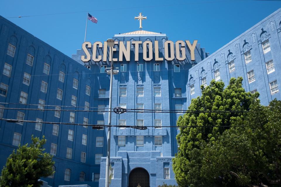 The exterior of the Scientology building on Fountain Avenue, East Hollywood which serves as the groups West Coast headquarters.