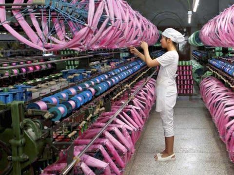 china pink silk manufacturing factory