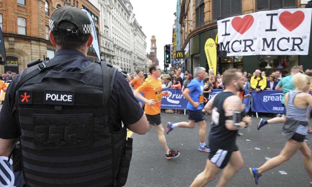 There was tight security for the Great Manchester Run