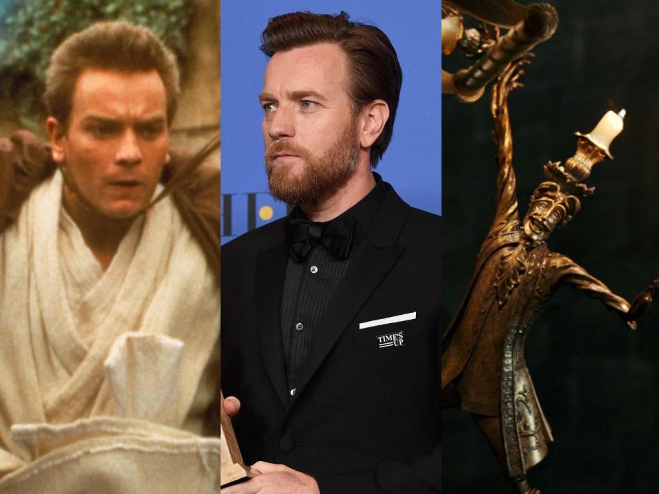 Ewan McGregor has starred in "Star Wars" and the "Beauty and the Beast" remake.