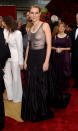 2002: Gwyneth Paltrow's alarming look -- which she debuted at the 74th Academy Awards -- featured a childish coif, a shabby skirt, and an unsightly, unsupportive, sheer Alexander McQueen top.