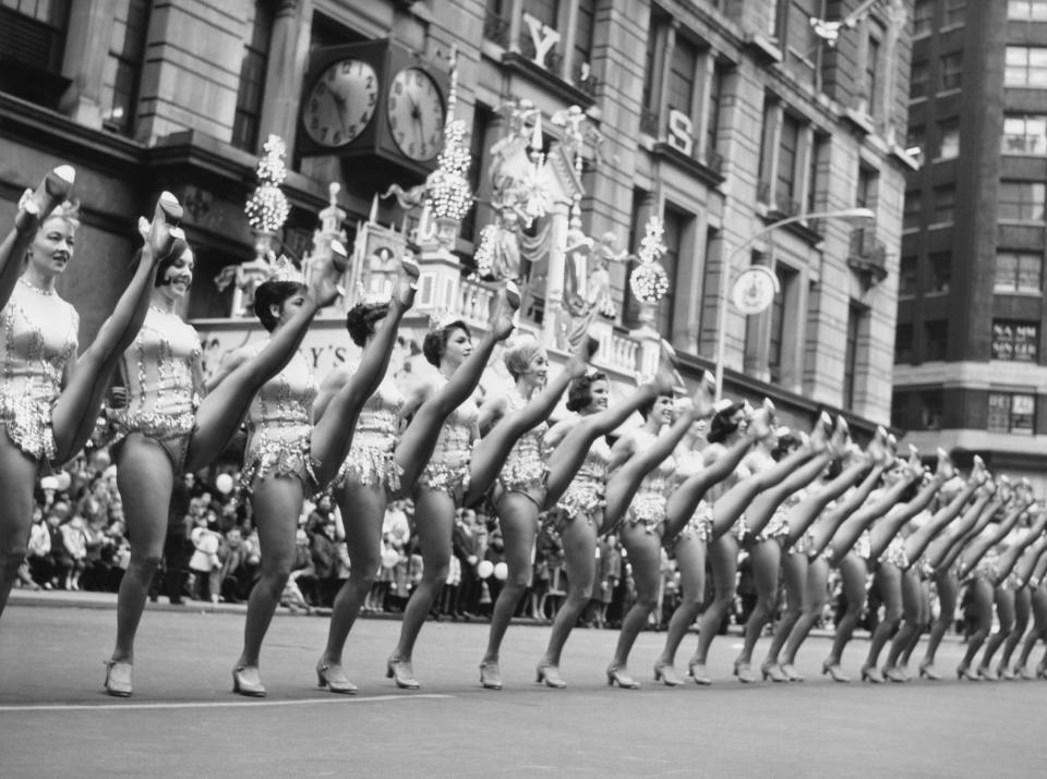 The traditional Rockettes performance