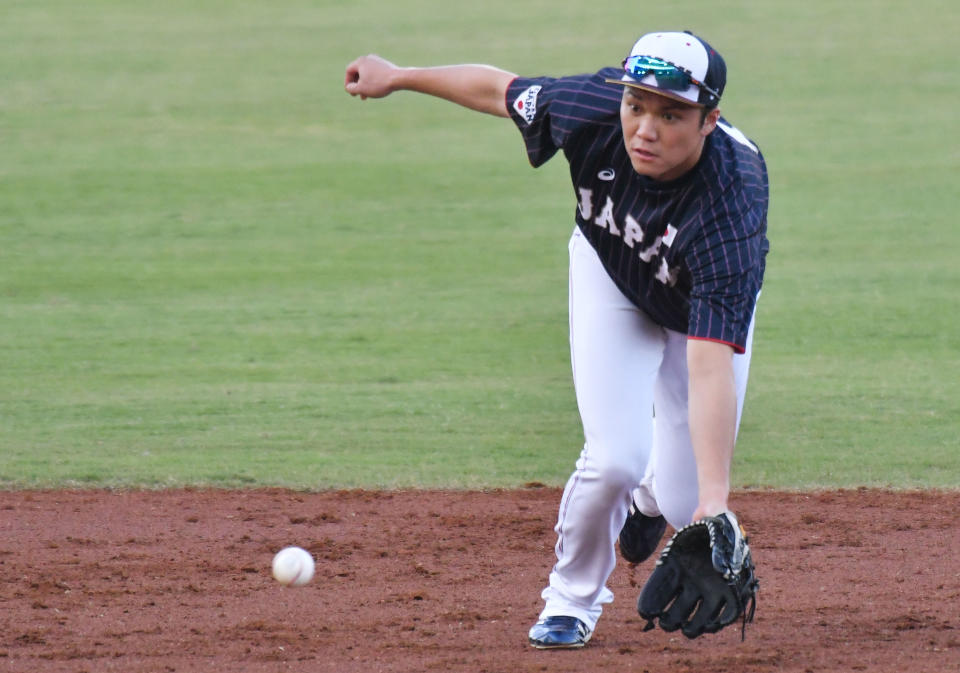 ▲世界棒球12強日本隊內野手坂本勇人。（圖／記者葉政勳攝 , 2019.11.07）