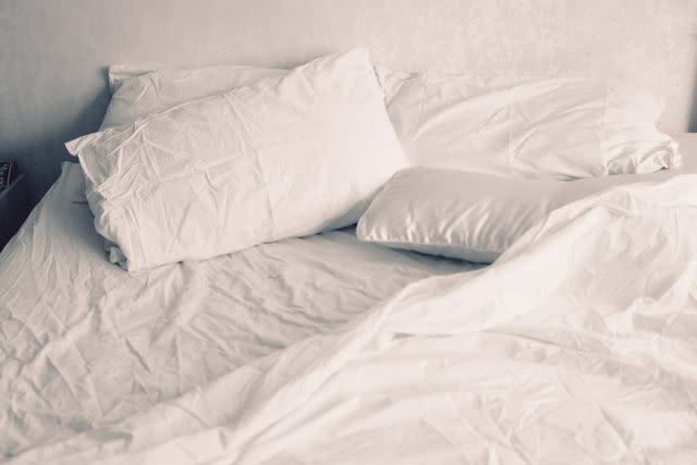 <p>Getty</p> Stock image of an empty bed