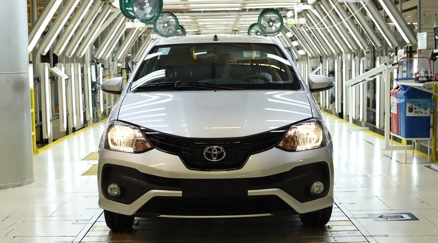 Toyota Etios, el más económico, ya no se vende.