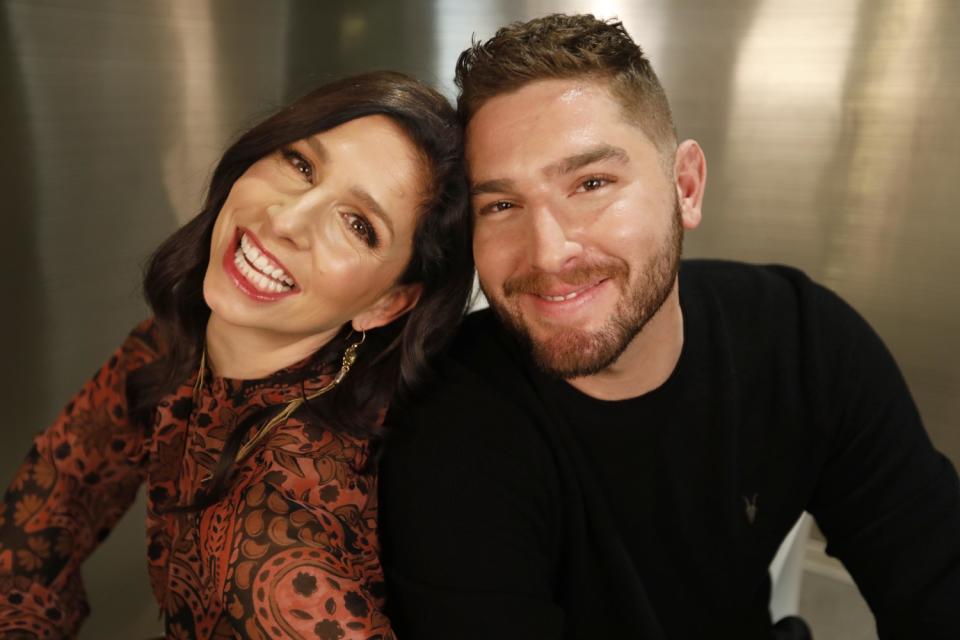 Shoshannah Stern with "This Close" collaborator Josh Feldman in 2019.