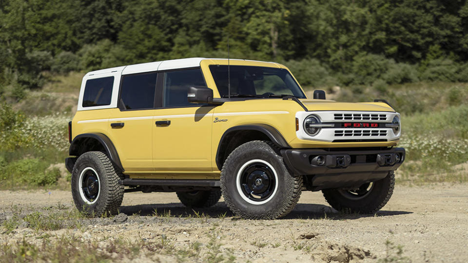 2023 Bronco Heritage Limited Edition in Yellowstone Metallic - Credit: Ford