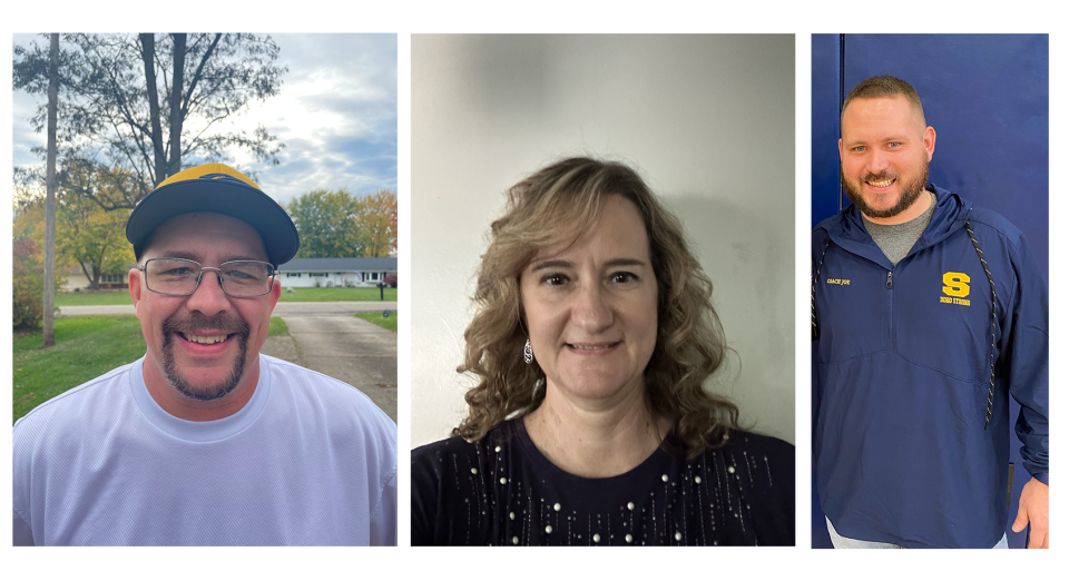 Three candidates, from left, Chris Masowick, Marianne Glenn and Joe Yonish, are running for Streetsboro City Council as write-in candidates.