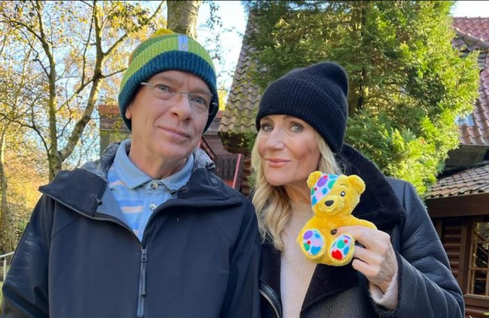 Adam Woodyatt and Michelle Collins to Race Across Yorkshire for BBC Children In Need credit:Bang Showbiz