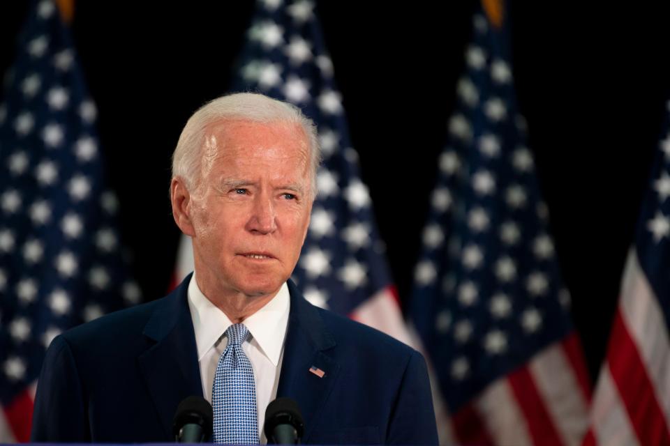 Presumptive Democratic presidential nominee Joe Biden has a commanding lead over President Donald Trump among young voters, a new poll shows.  (Photo: JIM WATSON via Getty Images)
