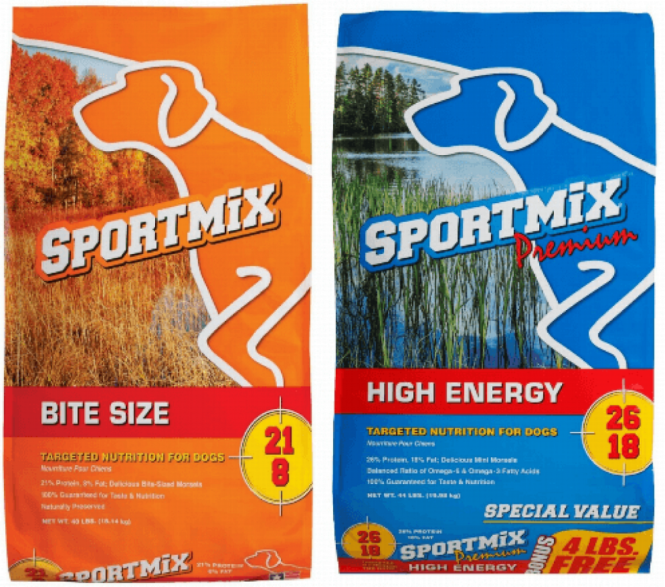 Sportmix Bite Size and Sportmix High Energy