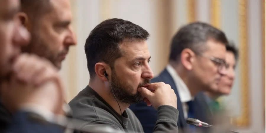 Volodymyr Zelenskyy at the Grain from Ukraine conference