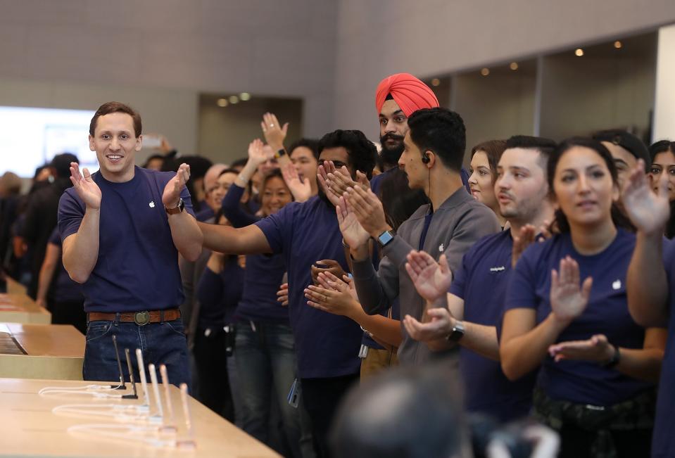 Apple store employees