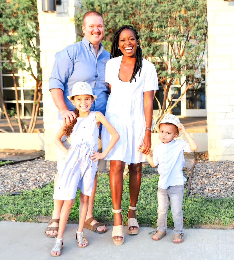 Lifestyle blogger Chris C. Wise and her family.  (Photo: Chris C. Wise)