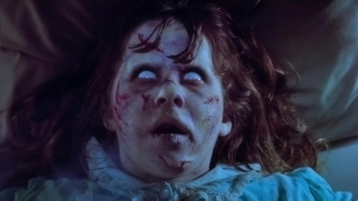  Linda Blair in The Exorcist. 