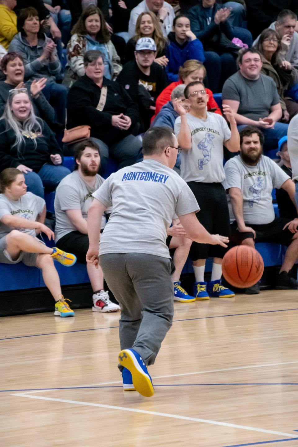 The Guernsey Eagles secured the win with a 47-23 victory over the Guernsey County Sheriff's office and Board of DD staff. The annual fundraiser brought in over $1000.