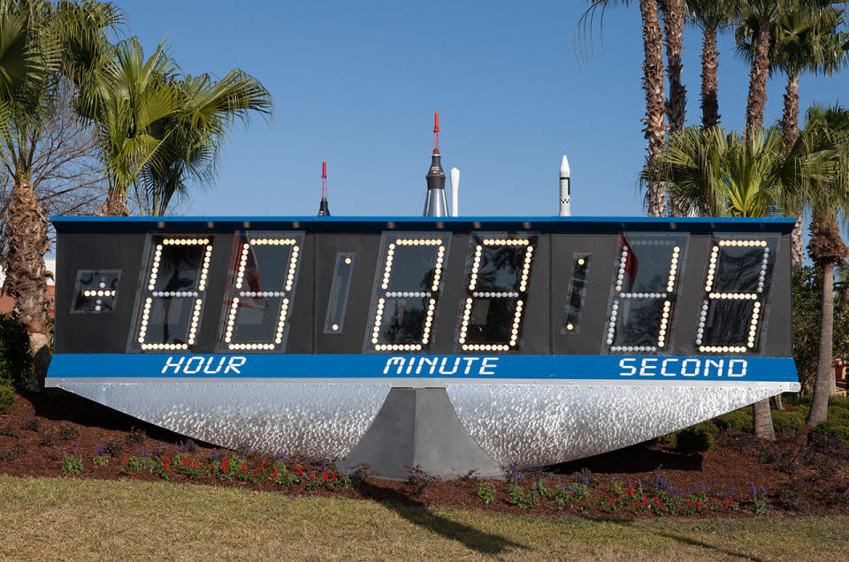 NASA’s iconic countdown clock is now back in use at the Kennedy Space Center Visitor Complex in Florida.