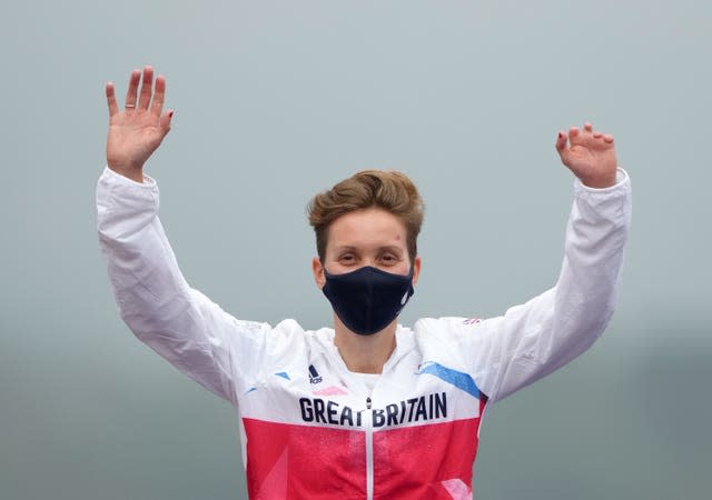Great Britain’s Crystal Lane-Wright claimed a third silver medal of the Tokyo Games
