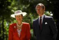 <p>The King and Queen looked dapper during their visit to Paris. Please note Silvia's matching hat and dress!</p>