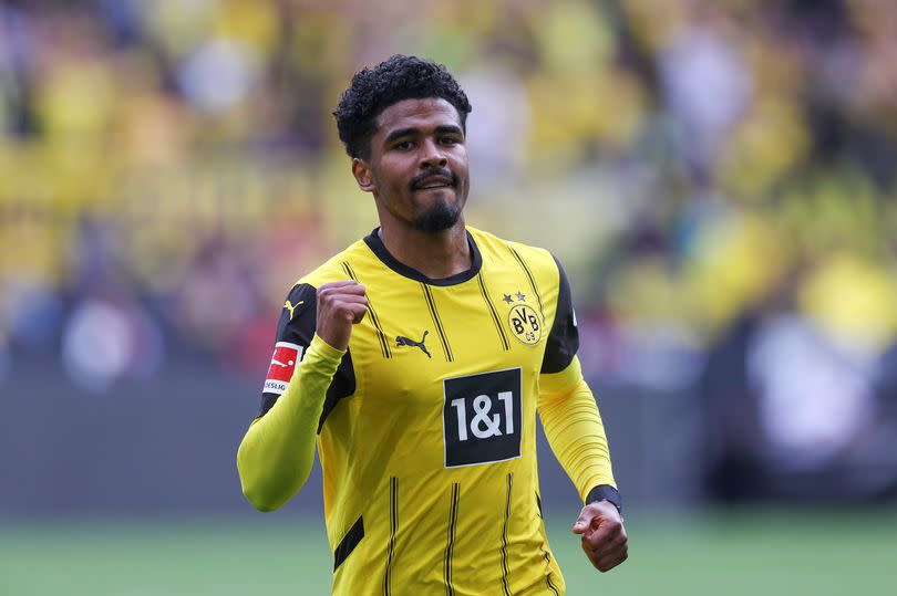 Ian Maatsen during his loan spell with Borussia Dortmund