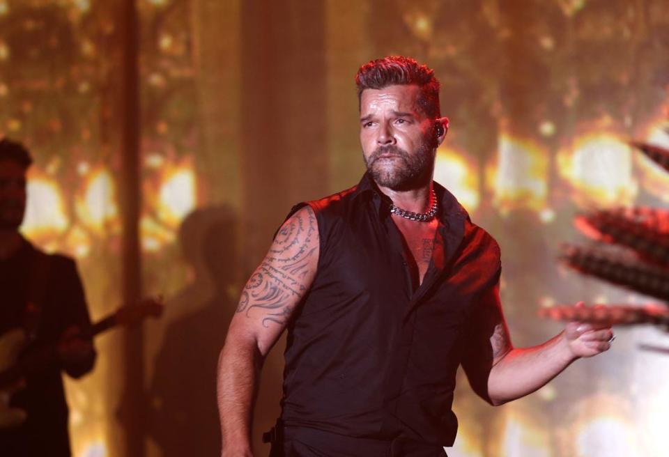 Ricky Martin performs live on stage during  the amfAR Cannes Gala 2022 at Hotel du Cap-Eden-Roc, May 26, 2022 in  Cap d'Antibes, France. / Credit: Gisela Schober/Getty for amfAR