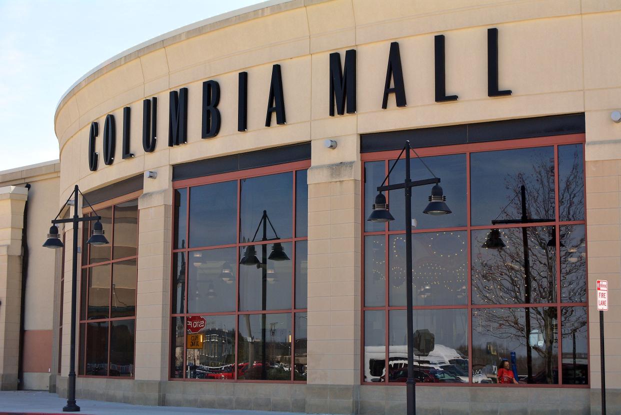 An exterior view of the Columbia Mall, owned by Brookfield Properties.