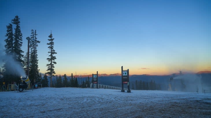 Keystone snowmaking 2022-23