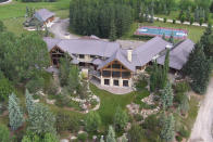 <p>No. 5: <span>242004 Range Road 32, Calgary, Alta.</span><br> List price: $30,000,000<br> Appearing at No. 4 on our spring list, Kestrel Ridge Farm has actually moved up on the summer ranking of pricey homes. The home has six bedrooms and six bathrooms, and sits on 160 acres on the Elbow River. The luxury log home has a tennis court, indoor salt-water swimming pool, and is home to a world-class equestrian and dressage training facility, designed to host National Horse Shows. Last year, the home was No. 6 on the list. (Photo: Sotheby’s International Realty Canada) </p>