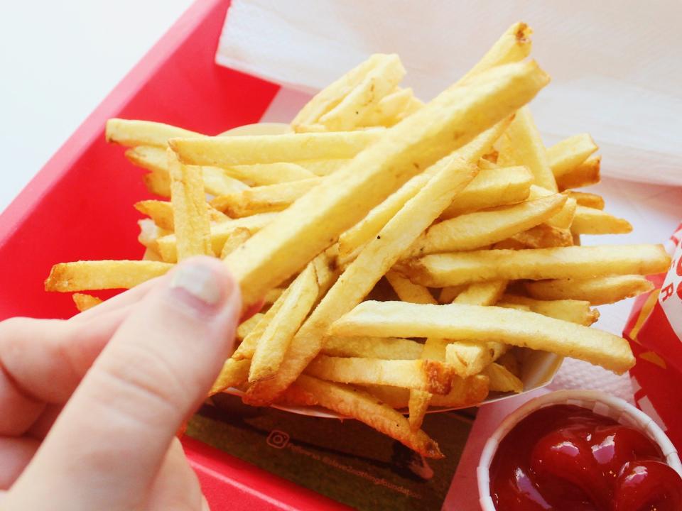 in n out fries