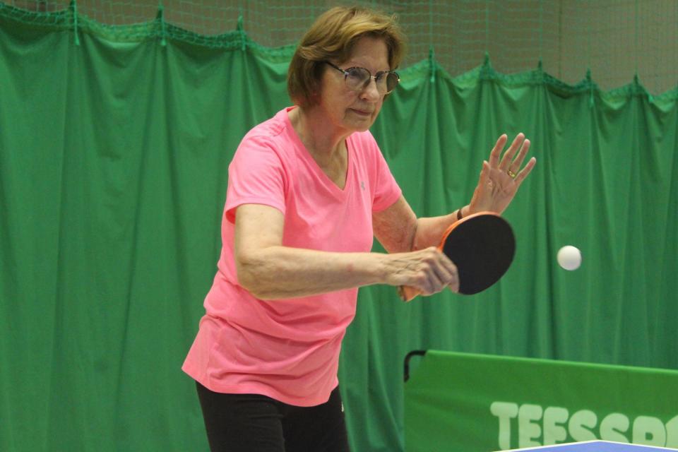 Delphine Kaye scored one singles win for The Avengers in Bridlington Table Tennis League Division Two. (Photo: Tony Wigley)