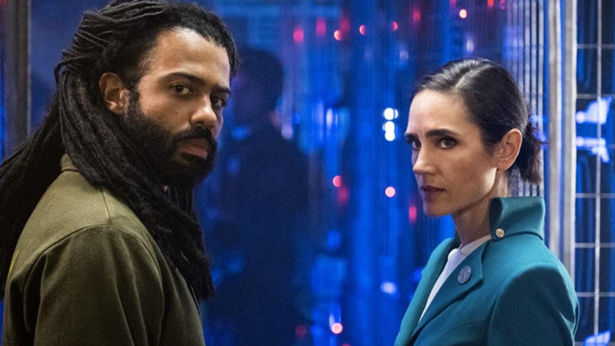  Daveed Diggs and Jennifer Connelly in Snowpiercer. 