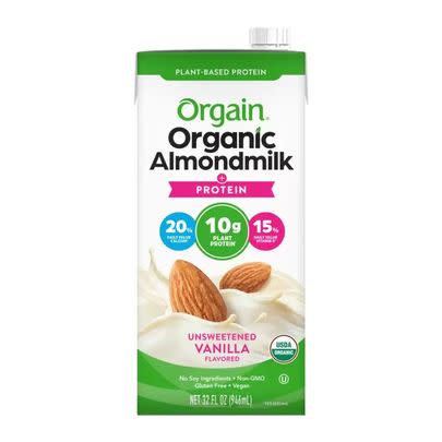 Orgain Organic Unsweetened Vanilla Almond Milk