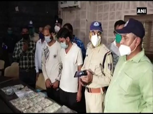 Police arrested two persons for breaking into an ATM and stealing cash worth Rs 12 lakhs on Sunday. (Photo/ANI)