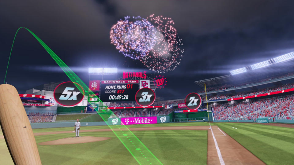 Major League Baseball got into VR with a home run derby simulator that fans