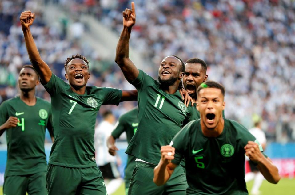 Nigeria stars claim referee robbed them of World Cup last 16 spot as 'big country bias' sees Lionel Messi and Argentina through