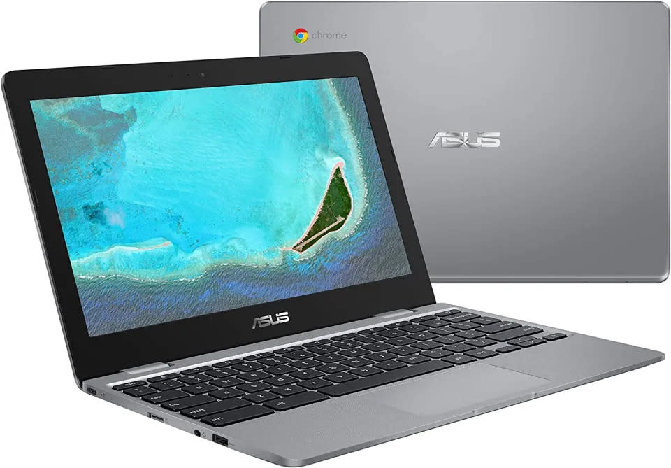 Ordenador portátil ASUS C223 Chromebook con pantalla HD de 11,6”. Imagen vía Amazon.