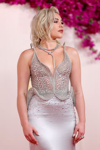 Florence Pugh Showed Up to the 2024 Oscars in a Sheer Gown With a