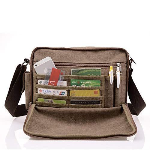 Men's Multifunctional Canvas Messenger Bag