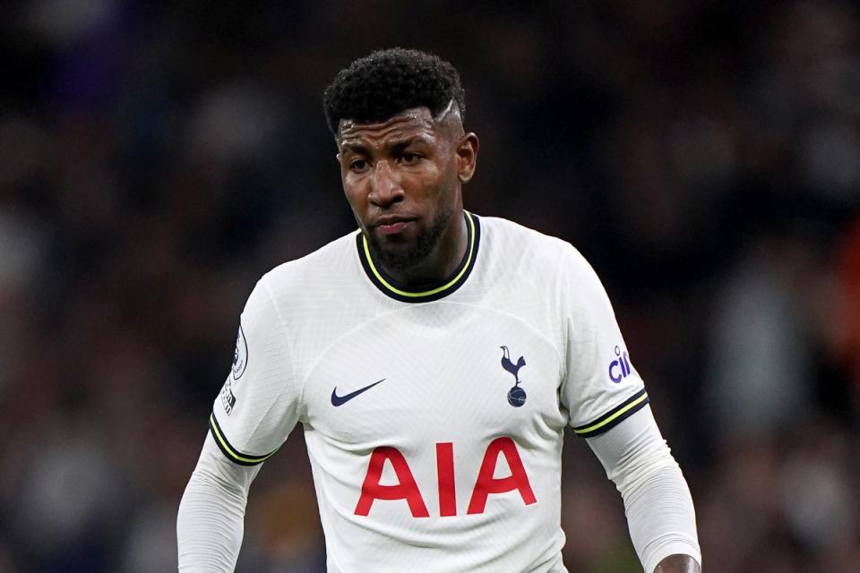 Tottenham defender Emerson Royal is set for a spell on the sidelines (Adam Davy/PA) (PA Wire)