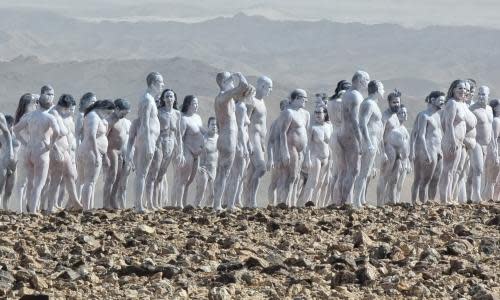 Spencer Tunick nude installation