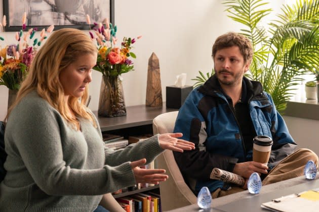 Amy Schumer and Michael Cera in a  scene from the second season of Hulu's 'Life & Beth' - Credit: Alyssa Moran/HULU