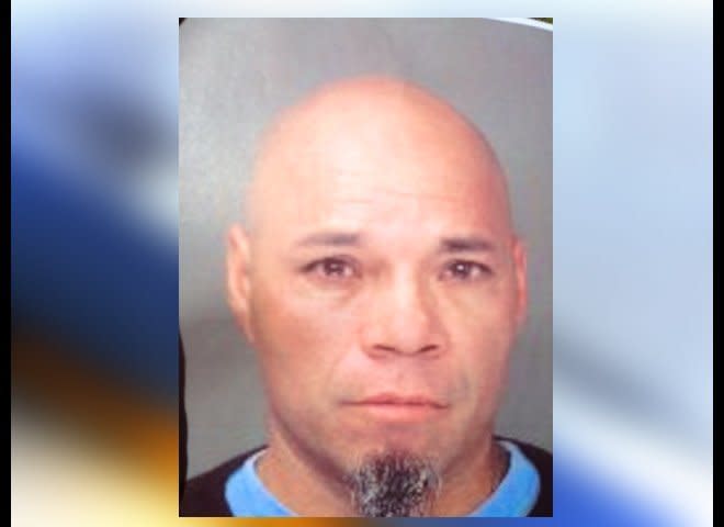 Angelo Fabiani Arroyo, 40, is accused of leaving his 4-year-old child at a car crash site and fleeing the scene.