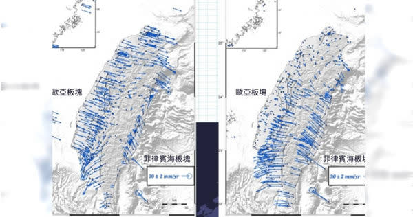 氣象署使用GPS監測台灣地表和位移情況。（圖：氣象署臉書）