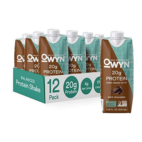 <p><strong>OWYN Only What You Need</strong></p><p>amazon.com</p><p><strong>$34.99</strong></p><p>These plant-based protein shakes are perfect for the girl-on-the-go. They have 20 grams of protein which comes from a blend of pea and pumpkin seeds.</p>