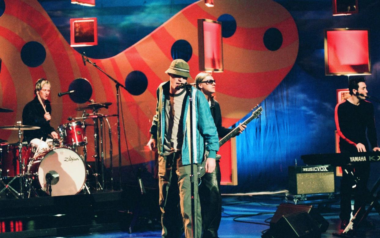 The New Radicals on The Tonight Show with Jay Leno in 1999 - Joey Del Valle/NBCU Photo Bank/NBCUniversal/Getty