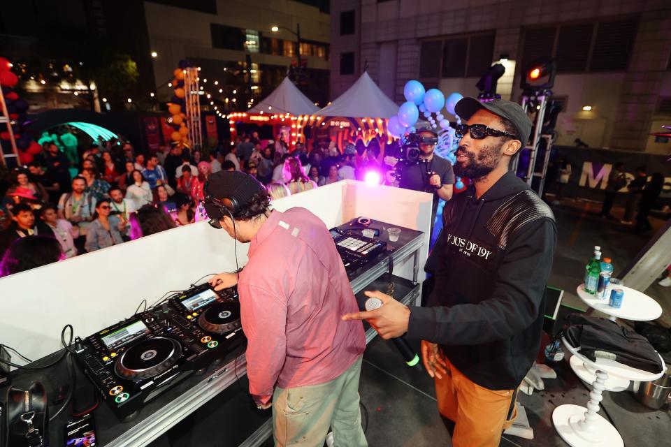 AUSTIN, TEXAS - MARCH 08: The Knocks perform at Audible and House of Yes’ SXSW ‘After Dark Party’ at The Audible Sound Experience on March 08, 2024 in Austin, Texas. (Photo by Mat Hayward/Getty Images for Audible at SXSW)