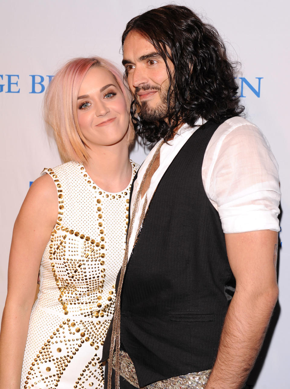 Katy Perry and Russell Brand attend 3rd Annual "Change Begins Within" Benefit Celebration at Los Angeles Times Central Court