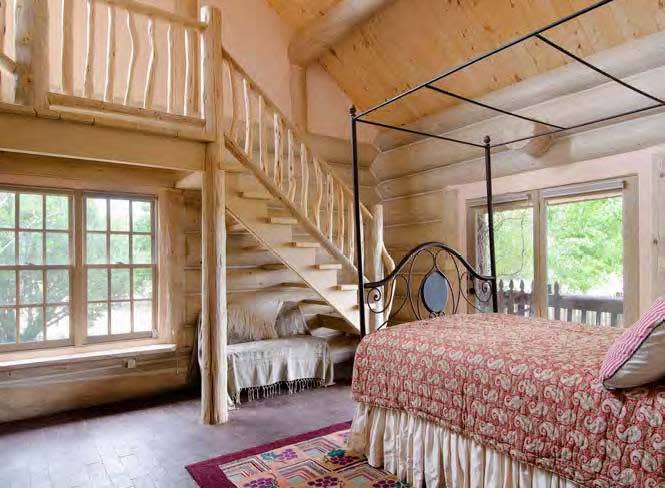 Log House Bedroom